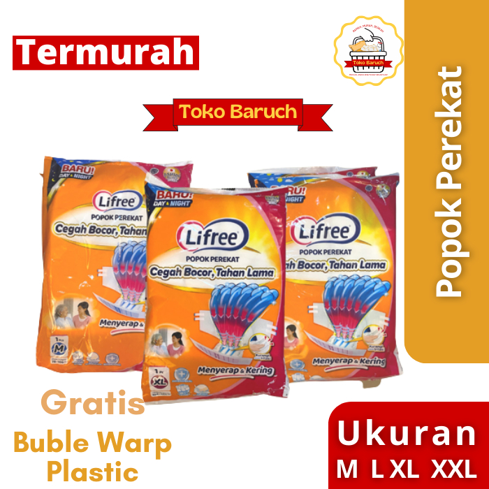 Lifree Popok Perekat Dewasa M L XL XXL Popok Perekat Dewasa Lifree