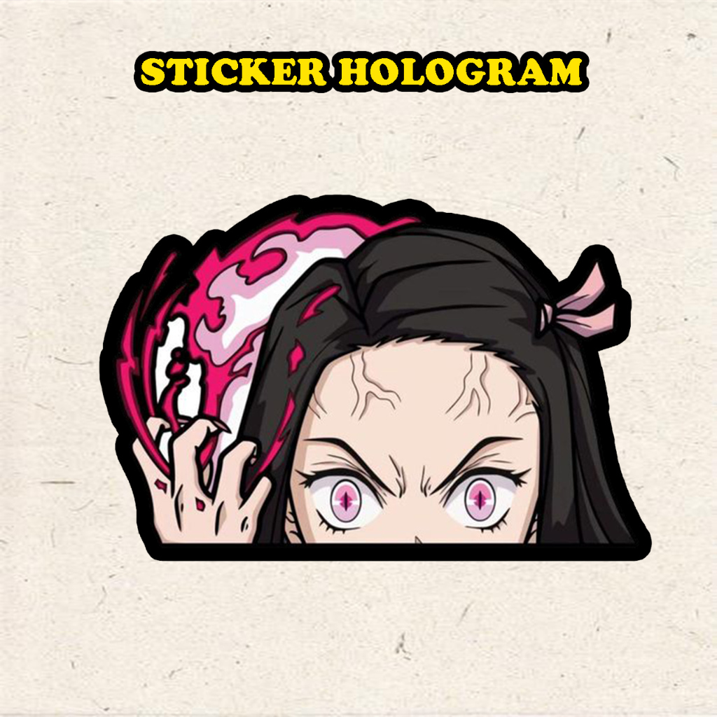 

Stiker Hologram Anime Nezuko Demon slayer ukuran 8cm