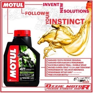 MOTUL SCOOTER EXPERT LE 10W 40 800ML | OLI SCOOTER EXPERT LE 10W40 0.8 LITER 4T - OLI MOTUL
