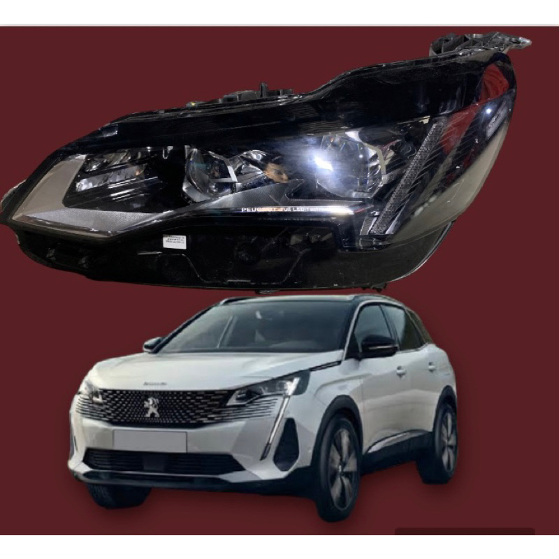 headlamp peugeot 3008 2021