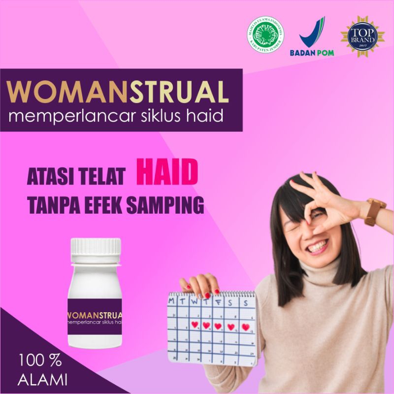 Obat Telat Dateng Bulan Pelancar Haid Herbal Paling Ampuh 100% ORI