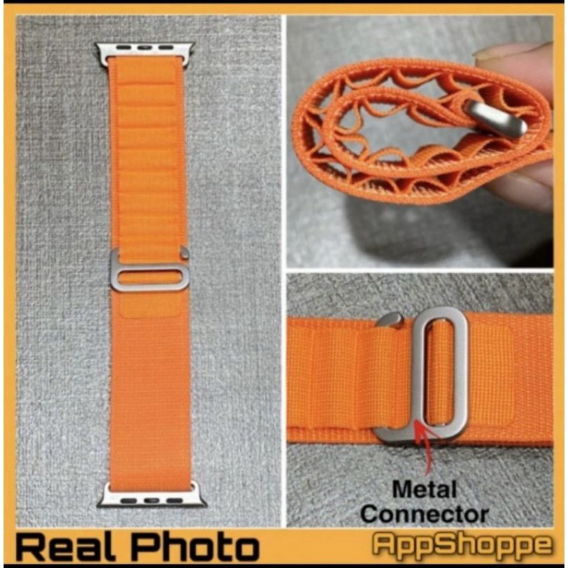 Alpine Loop Strap Nylon Compatible for Series 9 ULTRA 2 SE 8 7654321