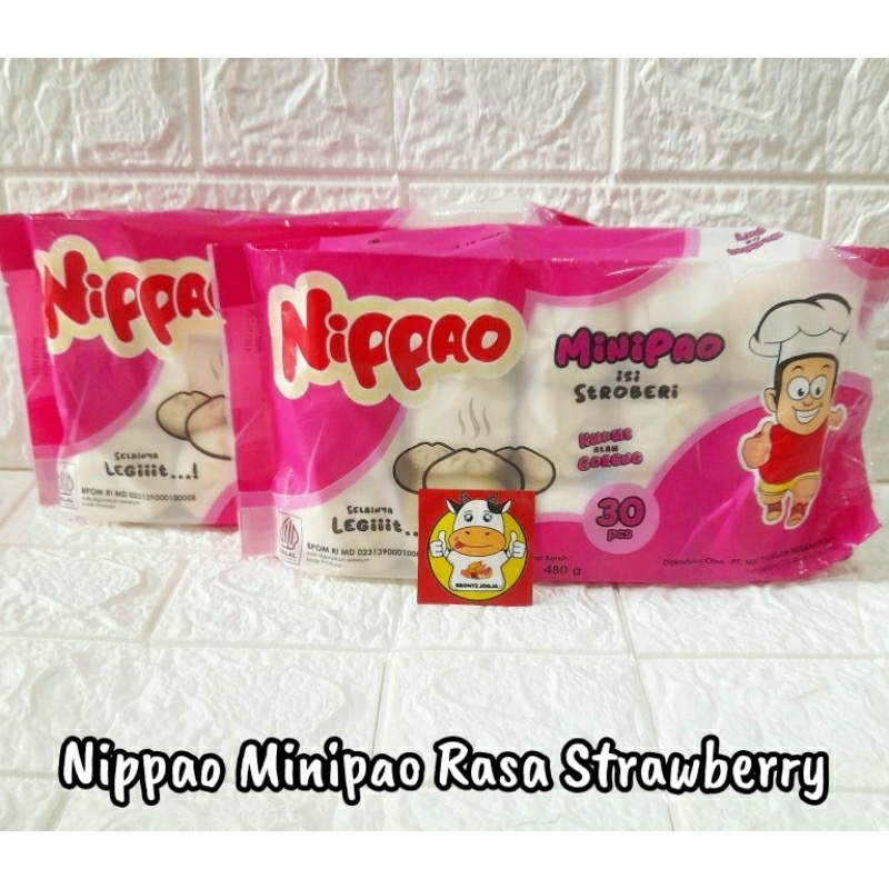 

NIPPAO MINIPAO RASA STRAWBERRY 480 GR - FROZEN FOOD - BRONTZ JOGJA