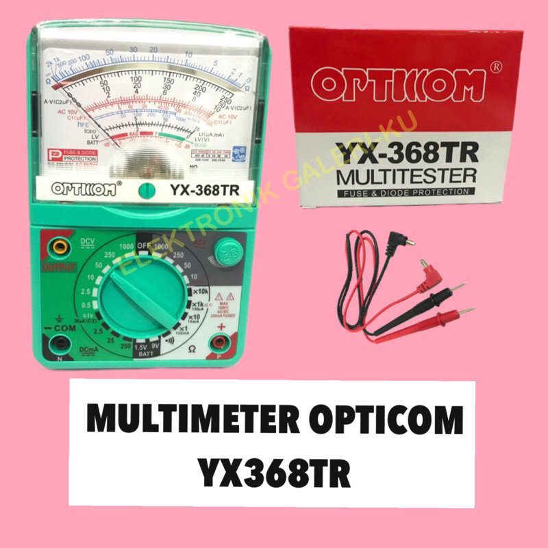MULTIMETER OPTICOM ANALOG YX368TR