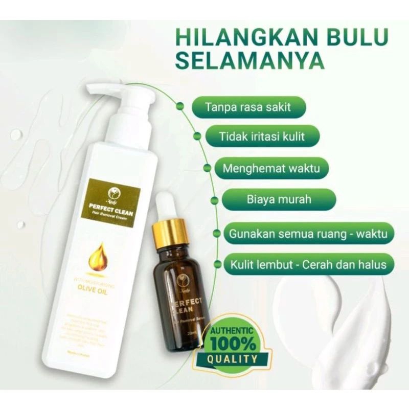 Perfect clean Cream penghilang bulu Origina koreal 🇰🇷