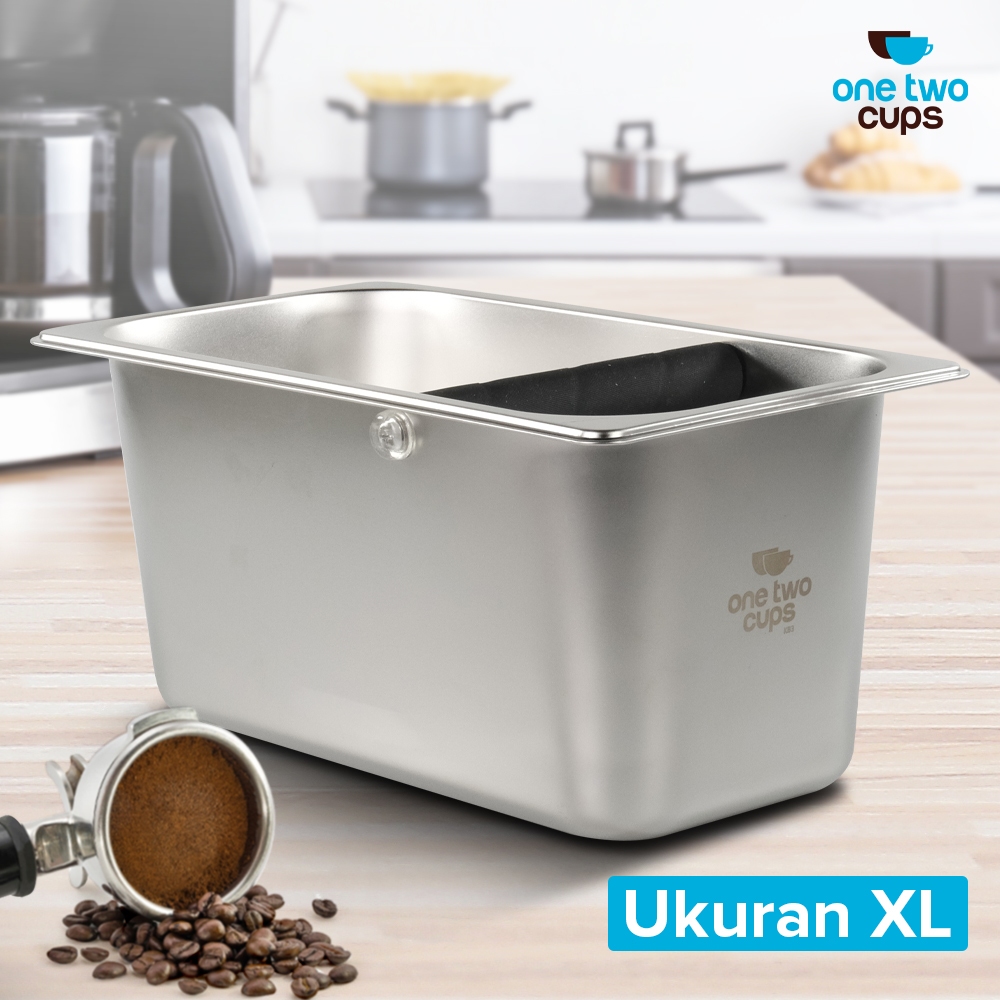 [PROMO] Knock Box / Wadah Ampas Kopi / KNOCK BOX Wadah Kopi Espresso STAINLESS Container Barista Pro