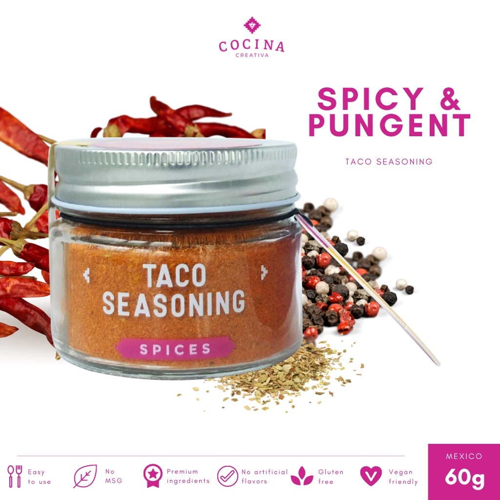 

Cocina Creativa Taco Seasoning 60gr