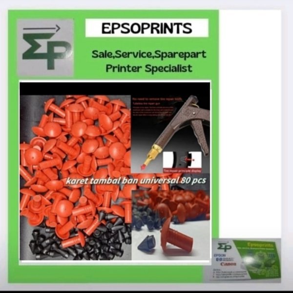 Karet tambal ban tubeless payung-tambal payung Refill 80 pcs