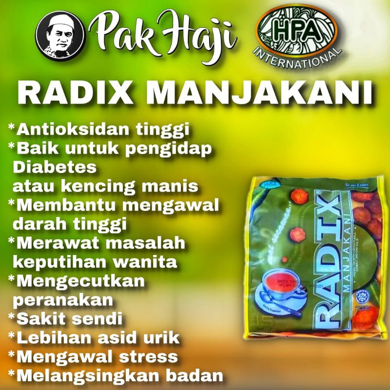 

Radix Manjakani / teh tarik