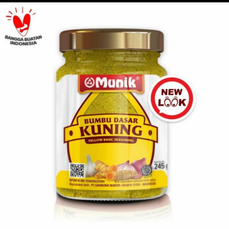 

Bumbu Dasar Kuning Munik 245g exp 30/5/25