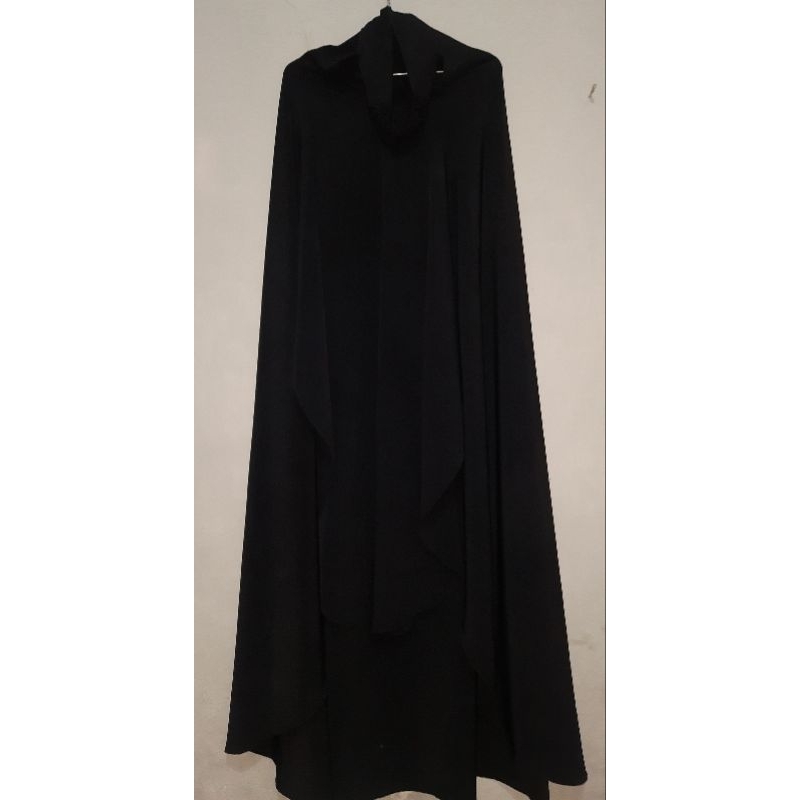 PRELOVED BHUMI KHIMAR BANDANA LONG BLACK by ZAYSAKU