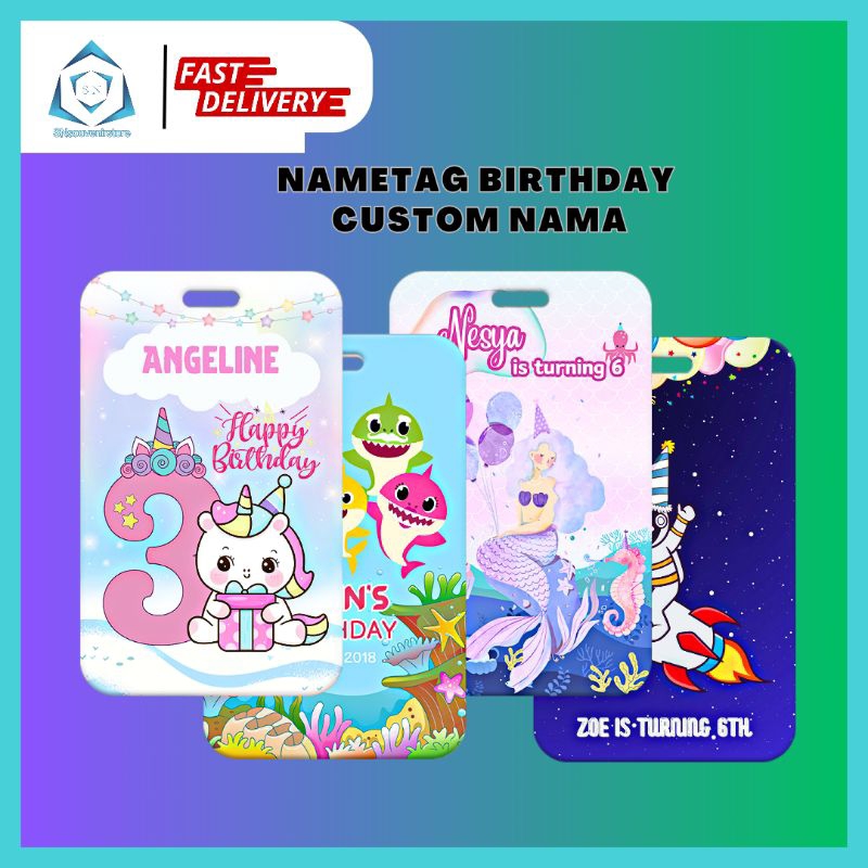

CUSTOM ID CARD HBD / ID CARD MOTIF HBD / PERUSAHAAN / COMPANY / CETAK ID CARD PENGGANTI SURAT HAPPY BIRTHDAY / HADIAH ANAK
