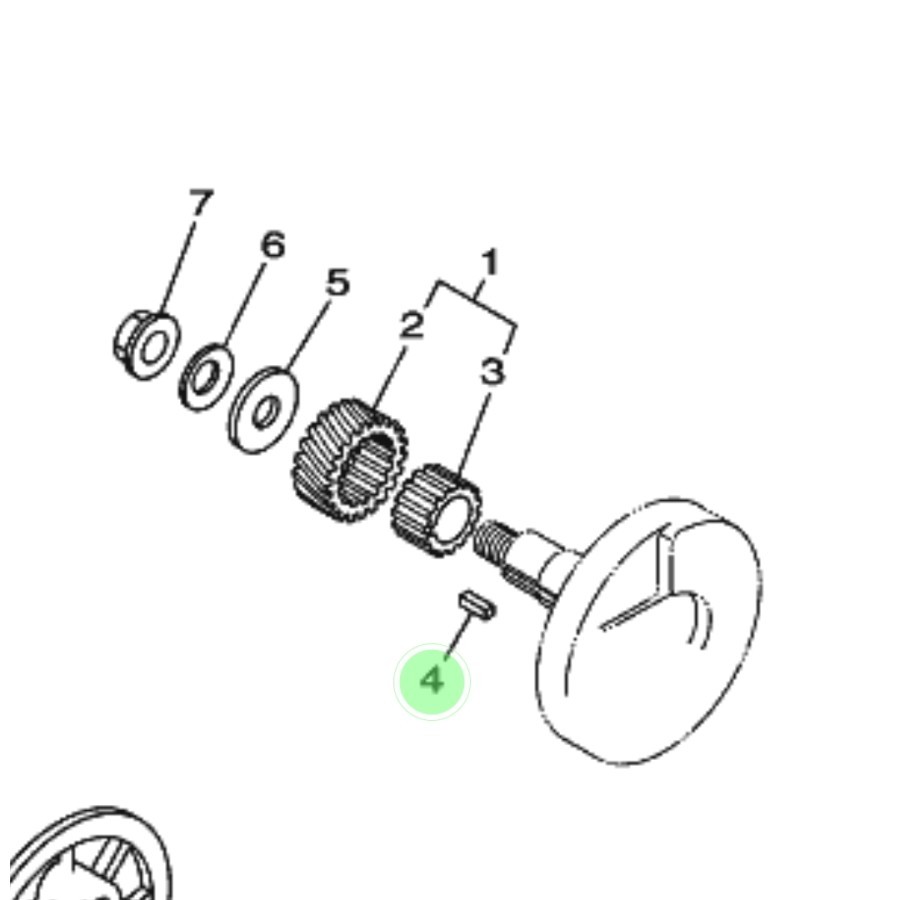 SPI SEPI SPIE KOTAK BALOK GIGI PRIMER F1ZR FIZR FULL CLUTCH ORI YAMAHA