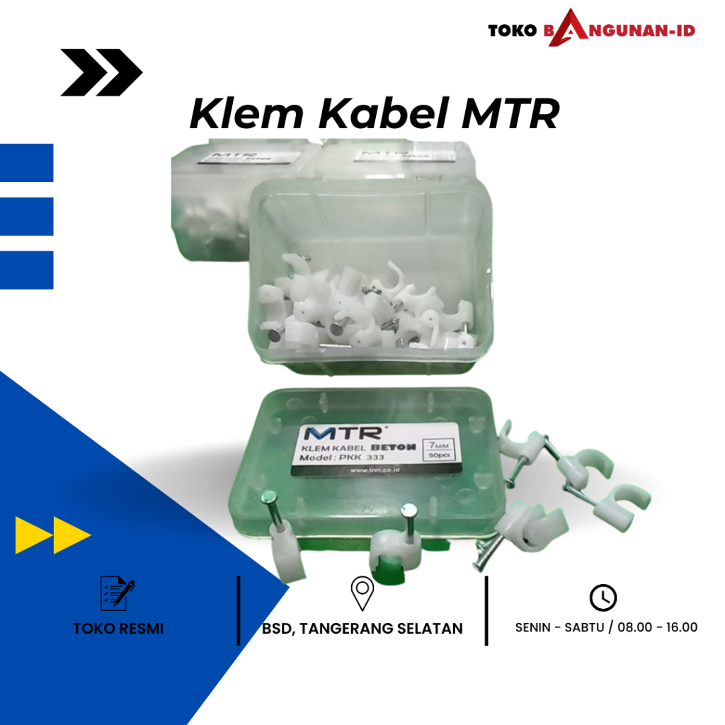 Klem Kabel 10mm MTR + paku