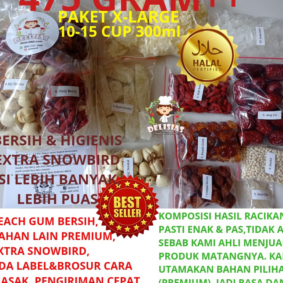 

BHFG9280 Jangan Sampai Kehabisan!!! Peach Gum TERBANYAK!Paket XL 475G++ 10-15 CUP Ukuran 300ML