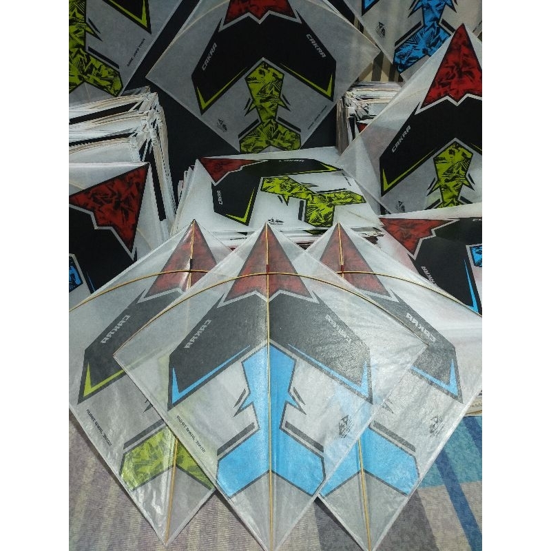 Layangan Sukhoi super turnamen Bambu Petung Lilitan Kusus Lomba 3warna dan 2warna