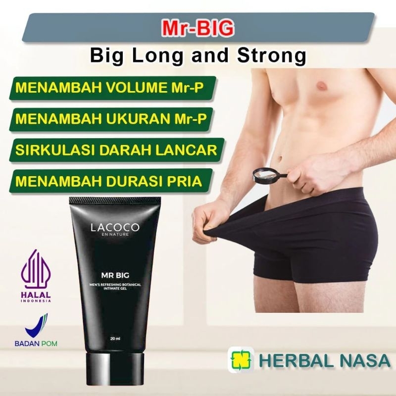 Lacoco Mr Big Nasa Pembesar Alat Vital Pria Perpanjang Mr P & Menambah Durasi atau Tahan Lama Saat B