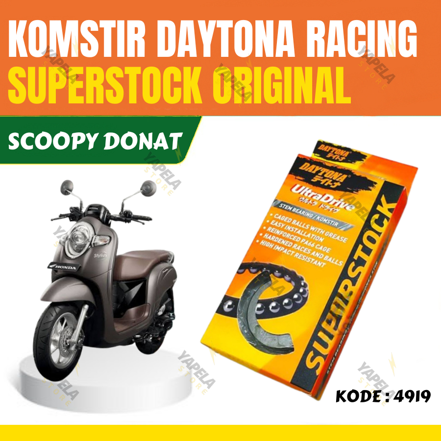 Komstir Superstock Scoopy Donat Original Daytona Racing 4919