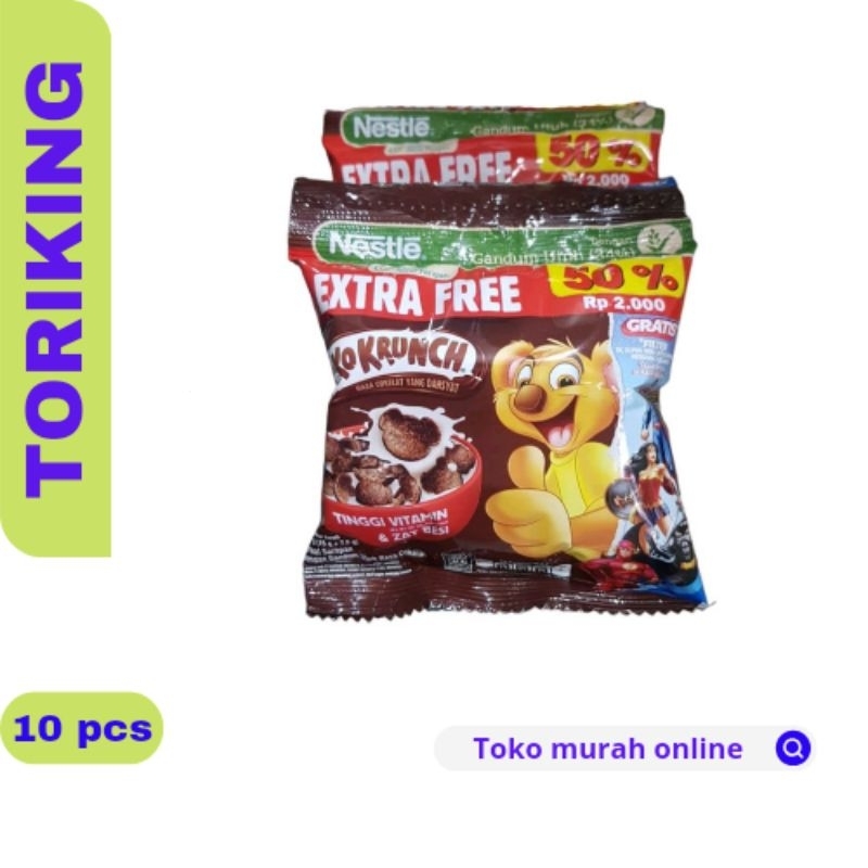 

SEREAL KOKO KRUNCH RASA COKLAT (1 Renceng isi 10pcs @15gr )