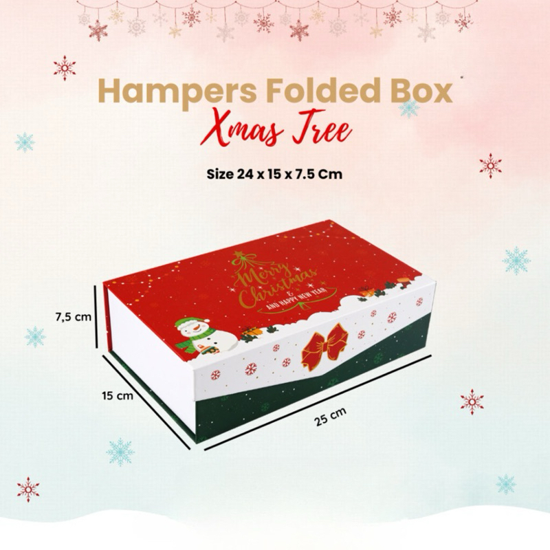 

Gift Box Hampers Christmas Folded Magnet