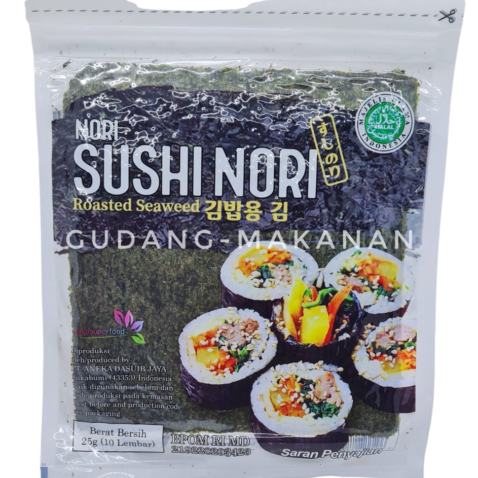 

QRMC6462 (V44859) Sushi Nori Halal isi 10 Lembar