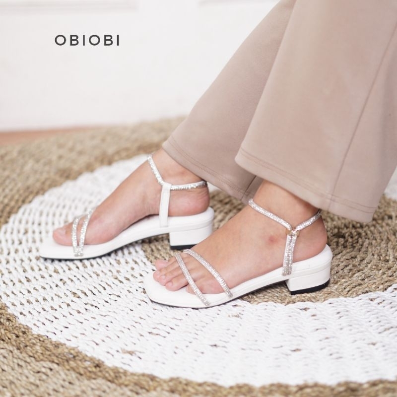 Obiobi sandal heels wanita / heels 3 cm / sandal heels tali