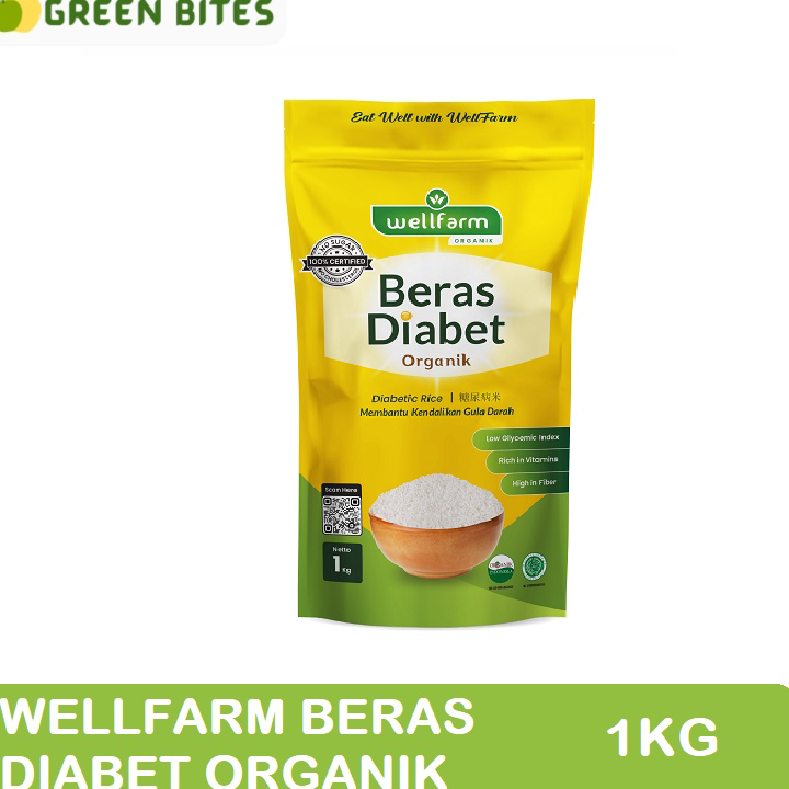 

VMTB7359 Jangan Sampai Kehabisan!!! Wellfarm Beras Diabetes I Diabet Organik 1 kg