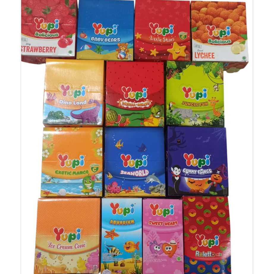 

HLRK9385 Terbaru Yupi BOX Permen Jelly Gummy