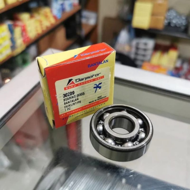 Laher 6302 danmotor Bearing Laher gigi susun Borobudur vespa excel exclusive ps strada original danm