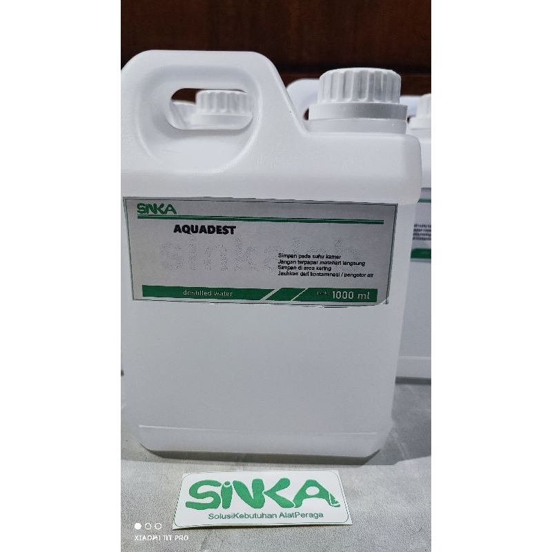 Aquadest / Distilled Water 1 Liter Air Suling 1000 ml / Aquades 1L / Akuades 1000ml
