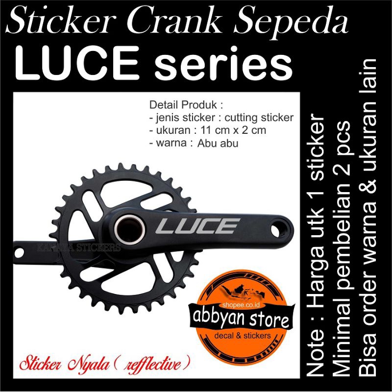 sticker crank luce