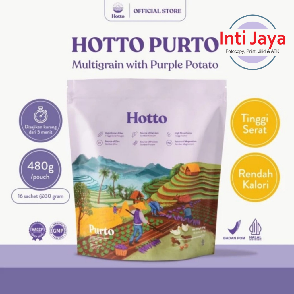 

Hotto Purto Multigrain with Purple Potato 1 Pouch/Pack