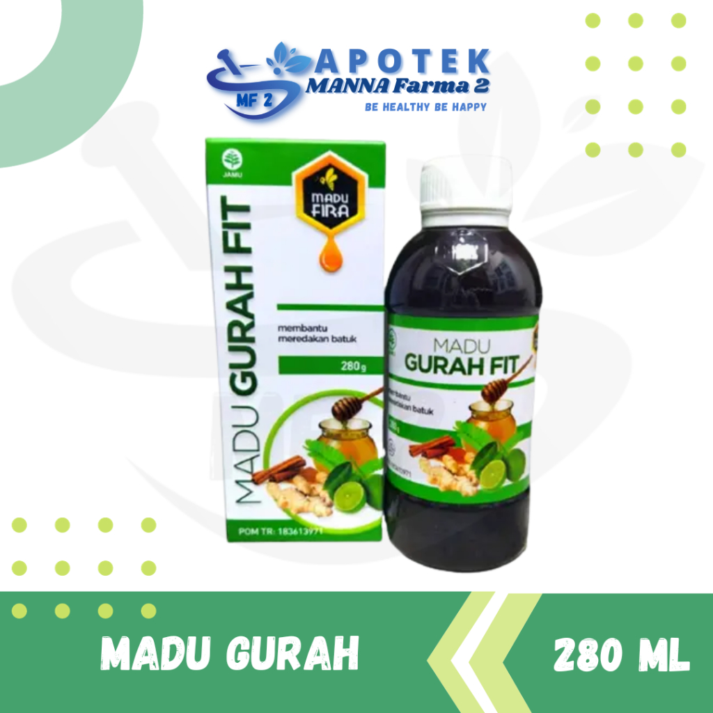 

MADU GURAH FIT MADU FIRA BOTOL 280GR/MADU OBAT BATUK