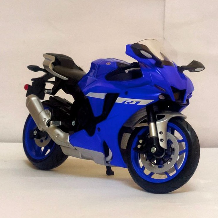 Diecast Motor Yamaha YZF-R1 2021 Miniatur Motor Sport Maisto 1:12