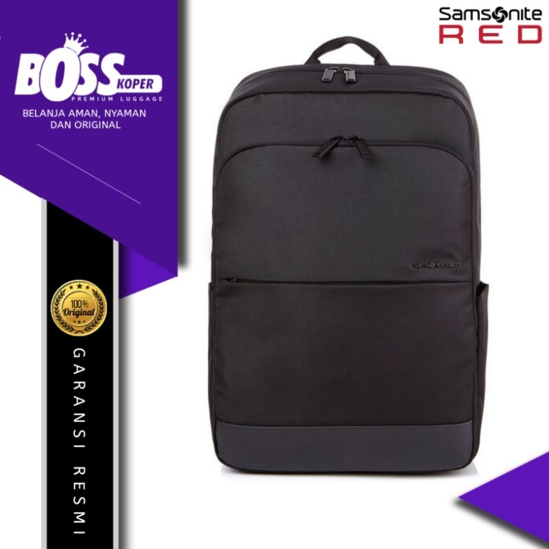 Tas Ransel Pria SAMSONITE RED Backpack Kerja/Sekolah Original