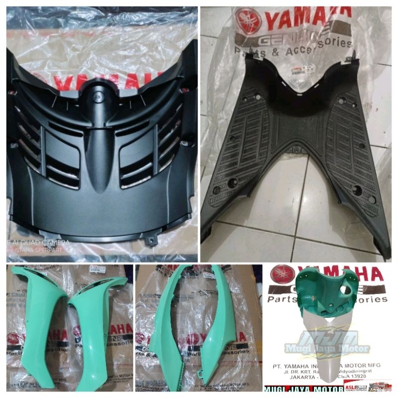 COVER BODY FINO 125 HIJAU TOSCA ORIGINAL YAMAHA