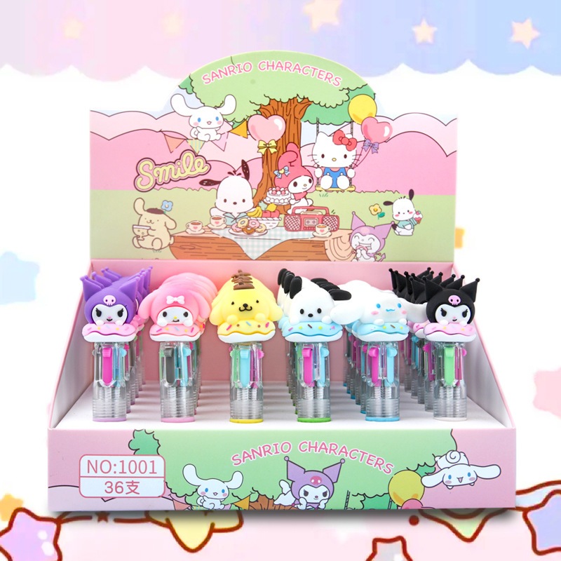 

MULTI COLOUR MINI PULPEN SANRIO CINNAMONROLL KUROMI MELODY 0.7 MM