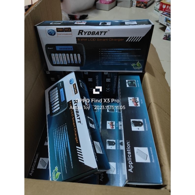 Tamiya Carger Charger Rydbatt 8 Slot LCD Smart Carge Tamiya