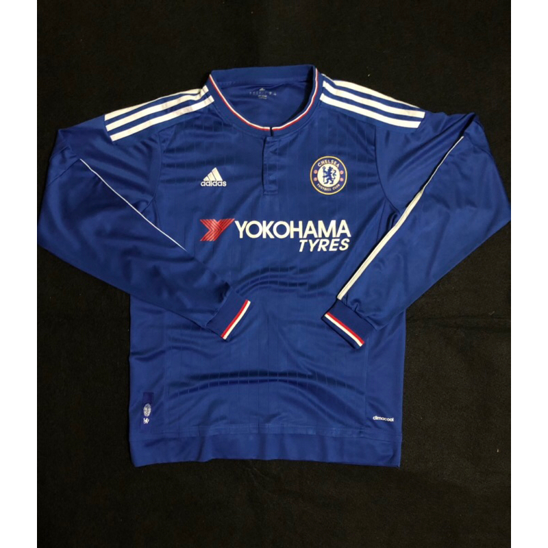 Jersey Bola Retro Chelsea Home 2015 LS GO Polyster 100%