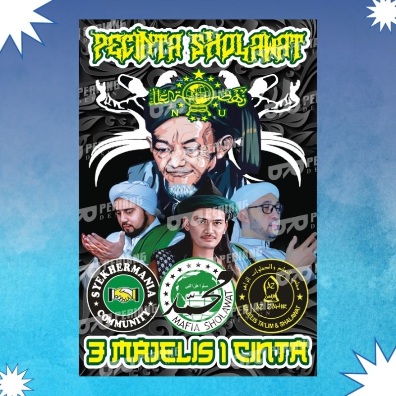 Bendera Sholawat 3 Majelis 1 Cinta - Full HD+++ #3