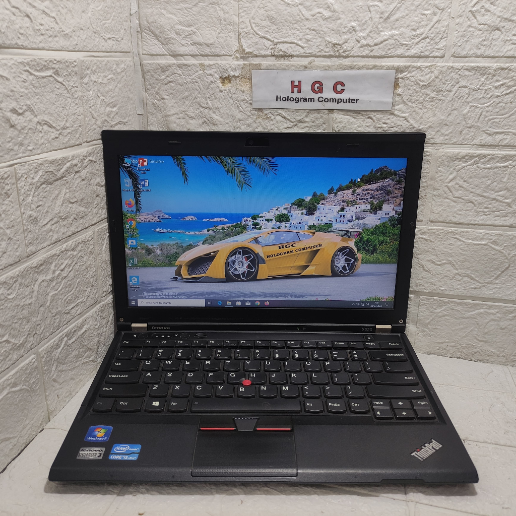 LAPTOP LENOVO X230 CORE I5 RAM 4GB SSD 128GB MURAH BERKUALITAS
