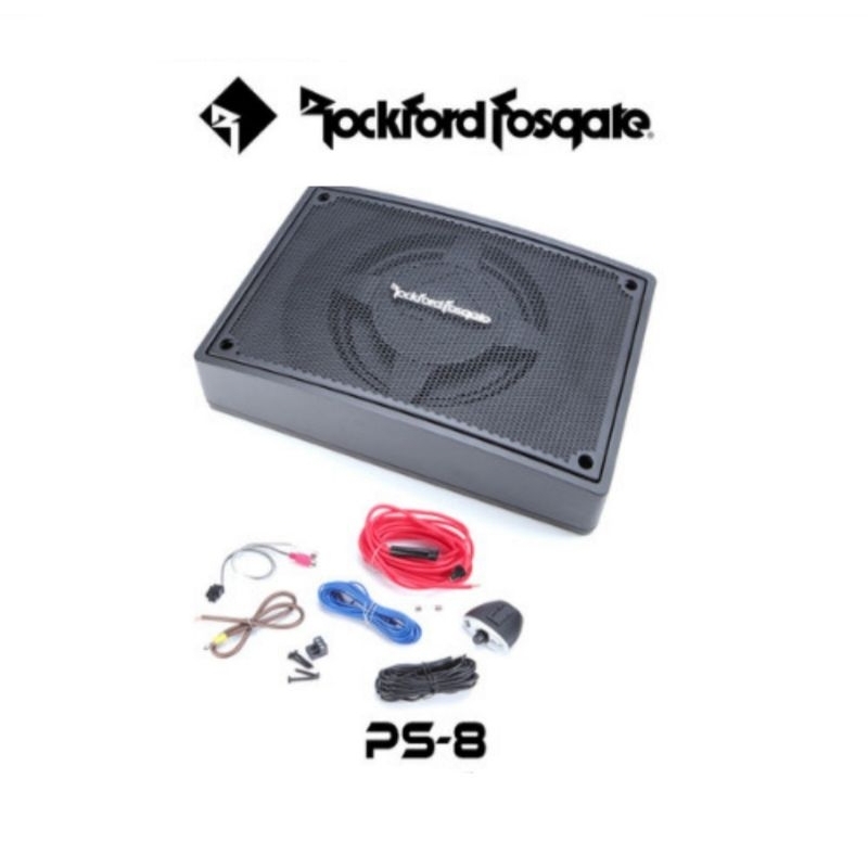 Subwoofer aktif kolong jok mobil Rockford Fosgate PS8 - rockford ps8
