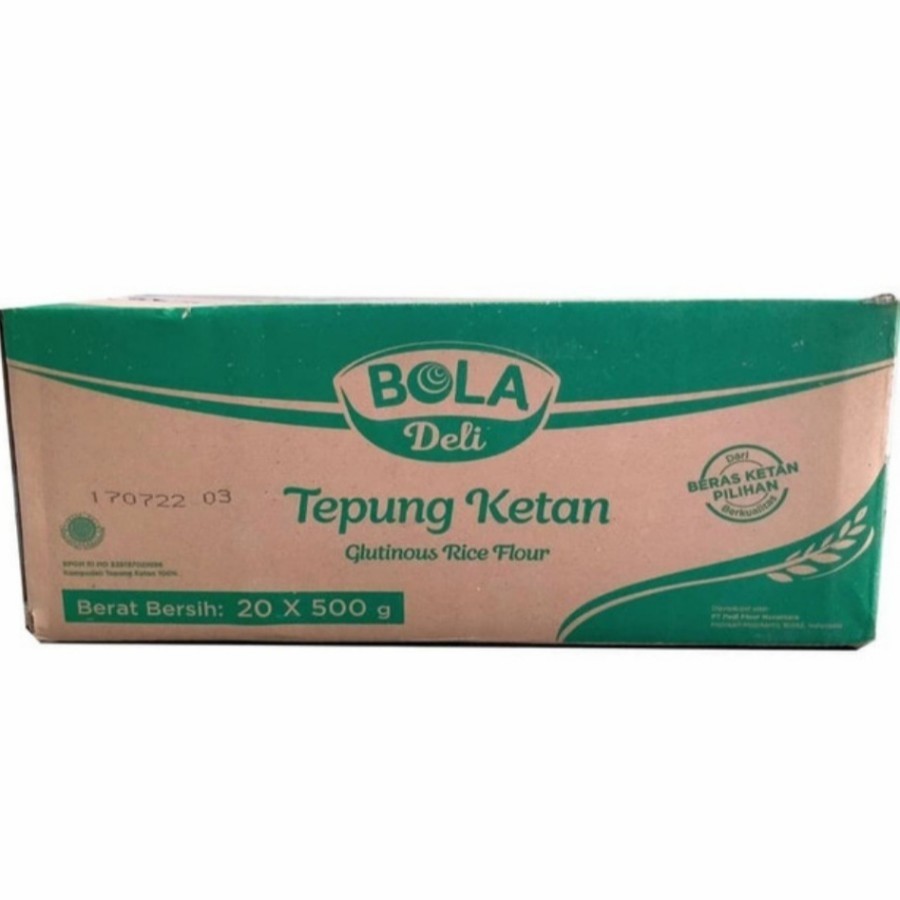 

Bola Deli Tepung Beras Ketan Karton (20 × 500Gr)
