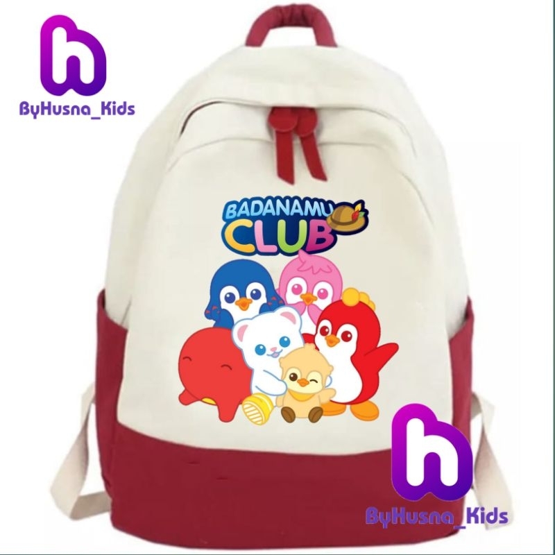 BADANAMU TAS RANSEL ANAK BADANAMU BACKPACK ANAK TK/SD BAHAN PREMIUM