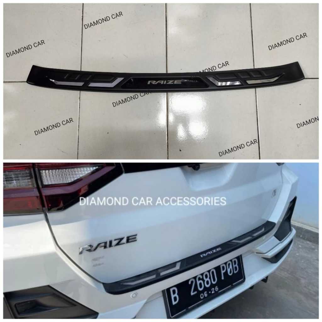 Sillplate belakang Toyota Raize List chrome