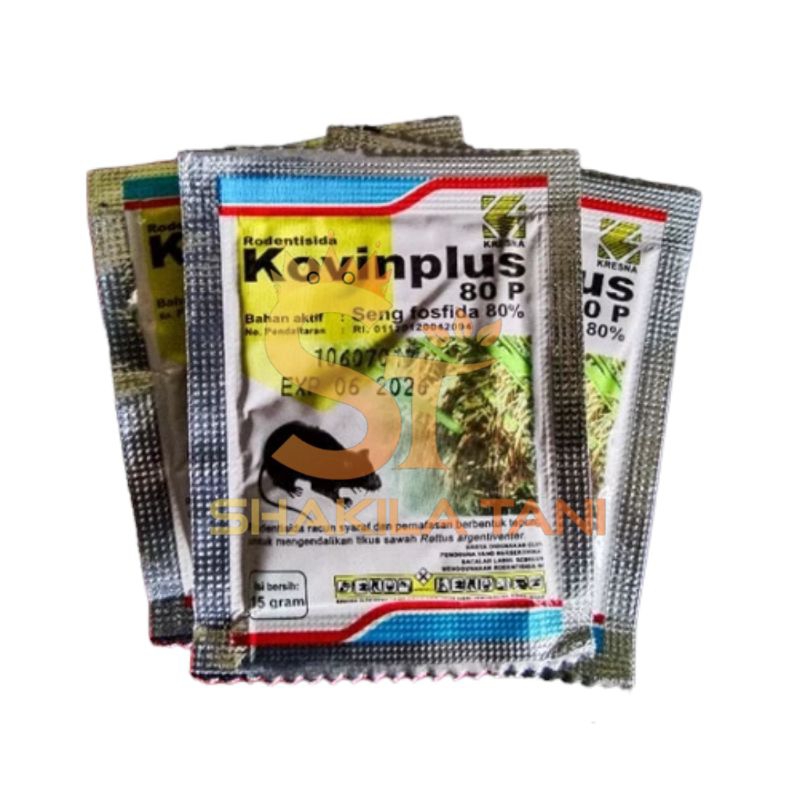 Racun Tikus Kovinplus 80 P 15 Gram