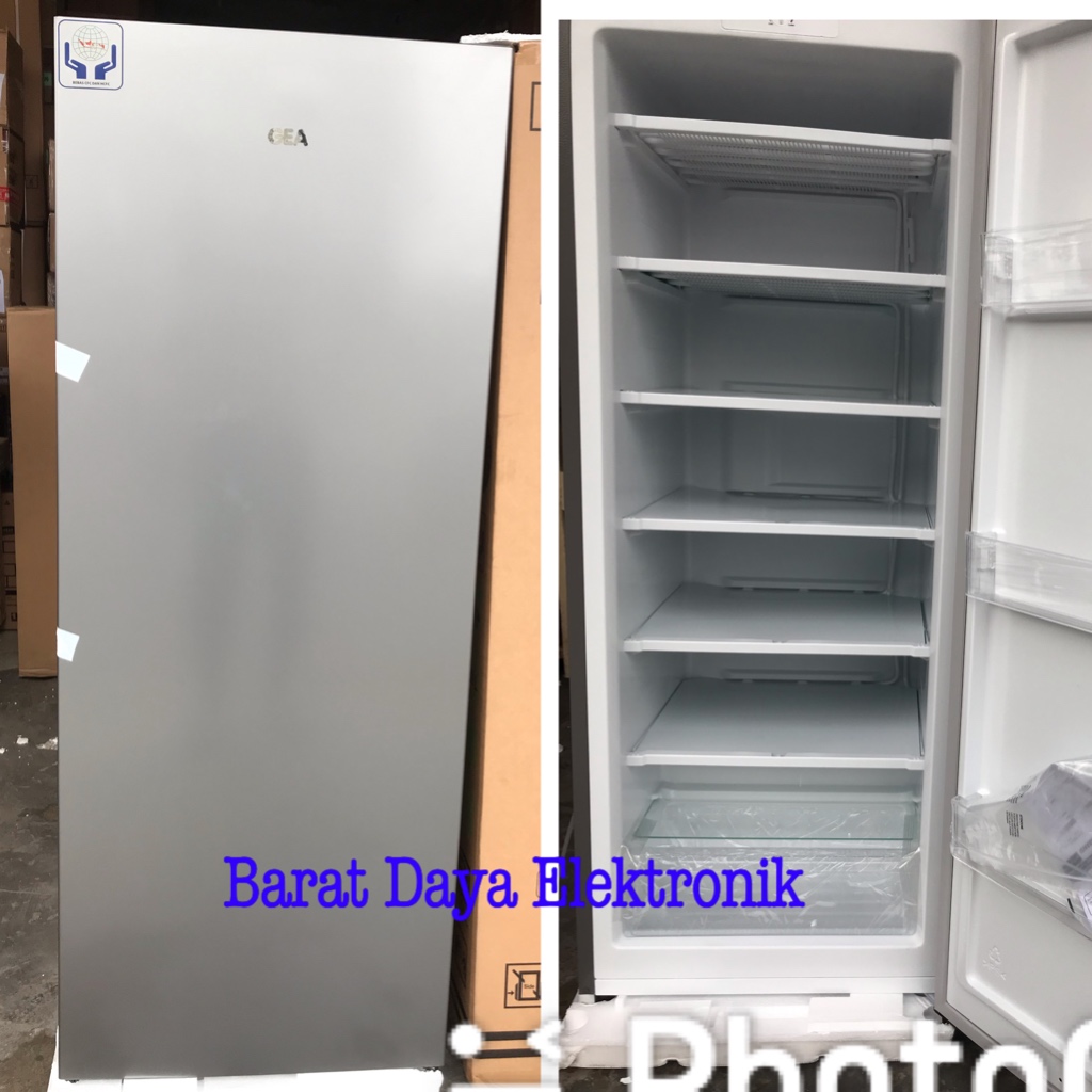 Freezer GEA 6 Rak / Upright Freezer GEA GF-24 DC / Kulkas Freezer 6 Rak / STATIC COOLING / Kulkas Es Batu