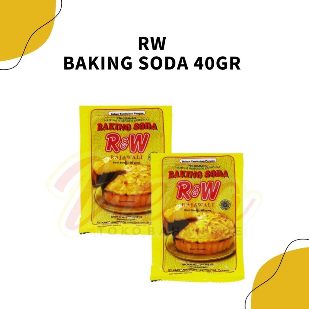 

RW / R&W Baking Soda Sachet 40gr / Soda Kue