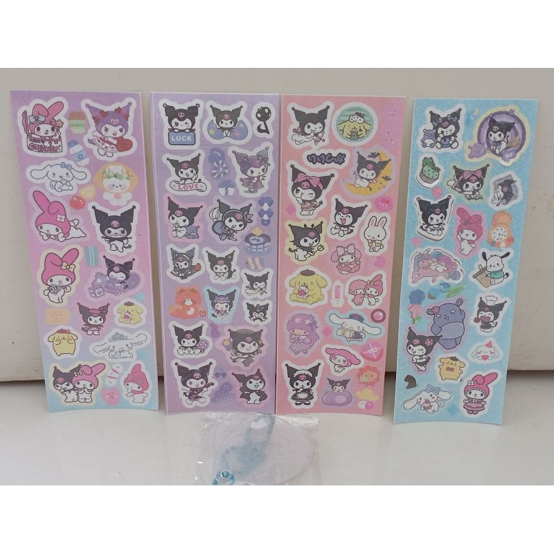 

Stiker Gliter Sanrio dan Gantungan DIY