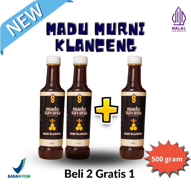 

promo 11.11 madu klanceng beli 2 gratis 1